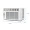 Commercial Cool Window Air Conditioner, 115, 19 in W. CWAM12W6C - alternate 8
